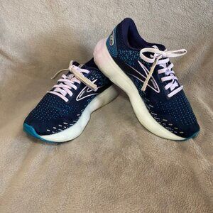 Brooks Glycerin Running Shoes Women's Size 6.5 'No insoles' Minimal Wear Blue